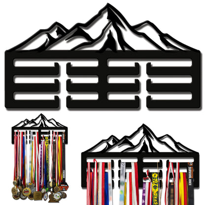 Medal holder - mountains motif