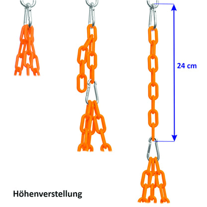 Ballaufhänger ORANGE/SCHWARZ