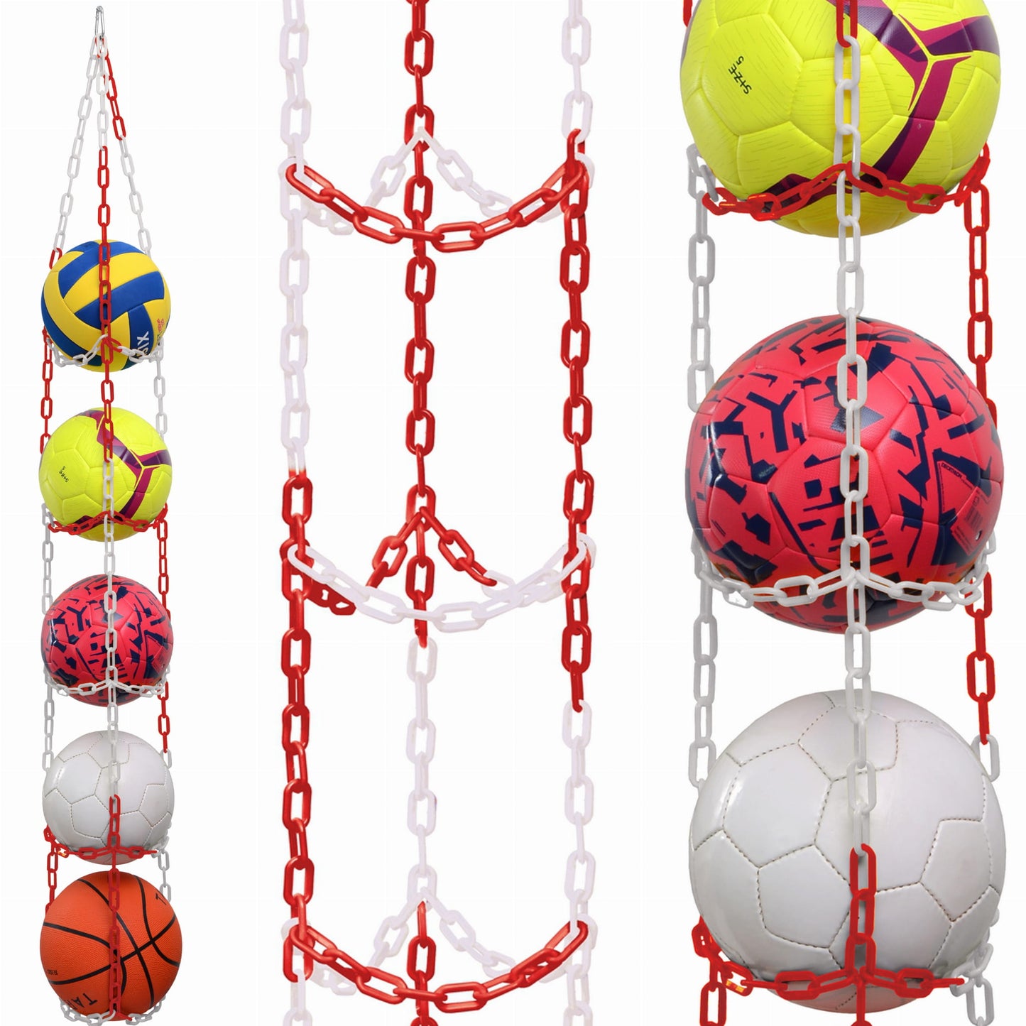 Ball hanger - RED/WHITE