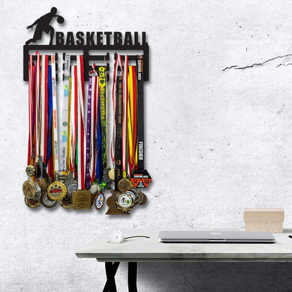 Medal holder - basketball motif