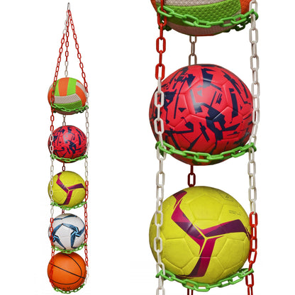 Ball hanger - RED/WHITE/GREEN