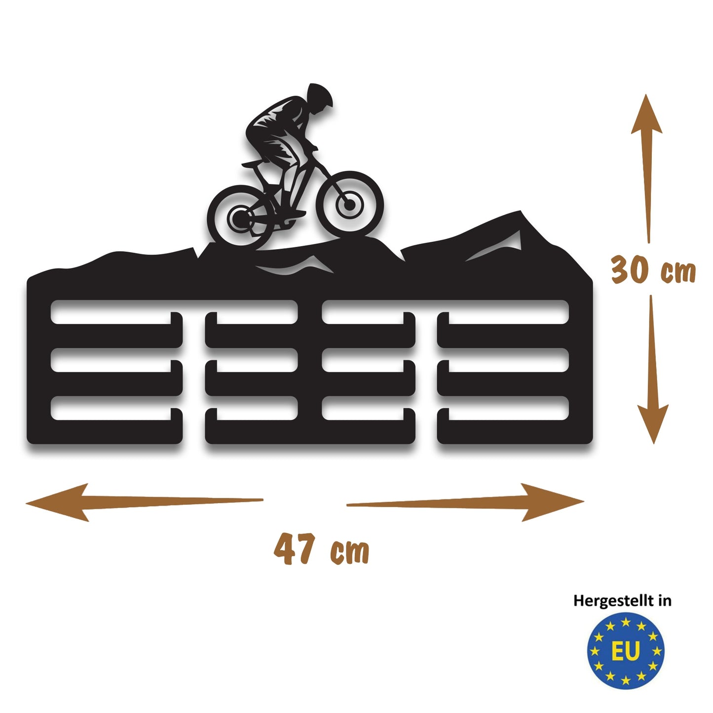 Medaillenhalter - Fahrrad Motiv