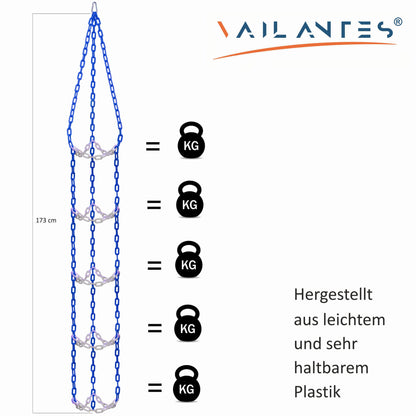 Ball hanger - BLUE/WHITE