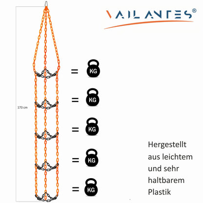 Ballaufhänger ORANGE/SCHWARZ