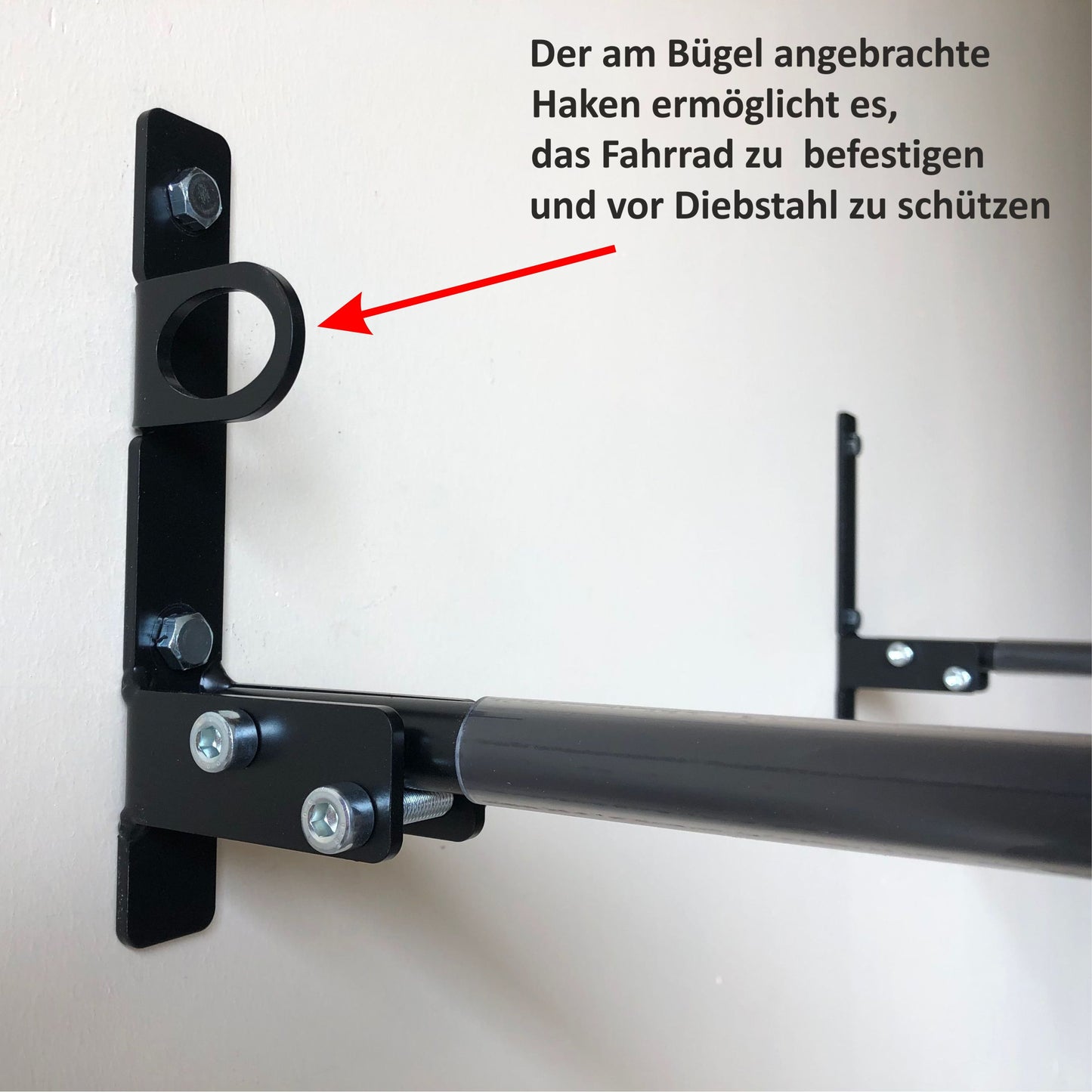 DOPP-1 - Wall mount for storing two bicycles, skis and snowboards